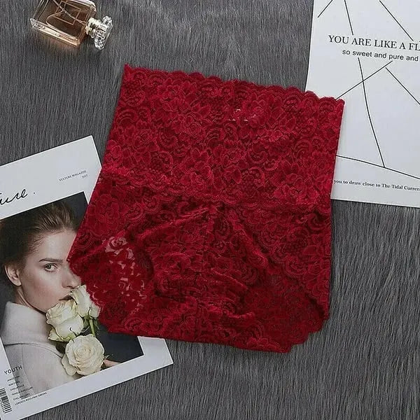 High Waist Pretty Lace Panties