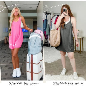 Women's Summer Sleeveless Mini Dress